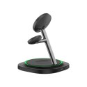 TECH-PROTECT QI15W-A46 3IN1 MAGNETIC MAGSAFE WIRELESS CHARGER BLACK Tech-Protect