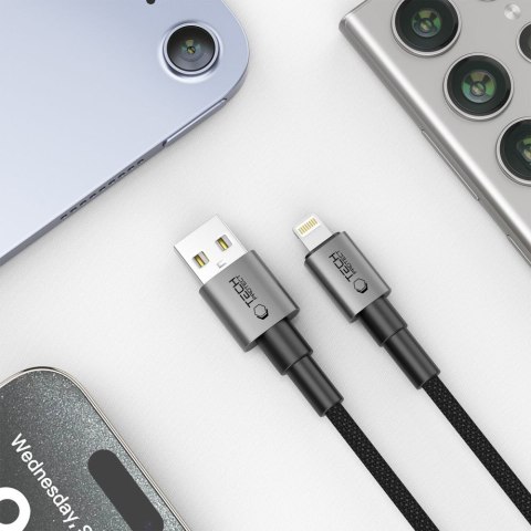 TECH-PROTECT ULTRABOOST DNA LIGHTNING CABLE 12W / 3A 25CM IRON GREY Tech-Protect