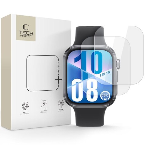 FOLIA HYDROŻELOWA TECH-PROTECT HYDRO FLEX+ 2-PACK HUAWEI WATCH FIT 3 / 4 CLEAR Tech-Protect