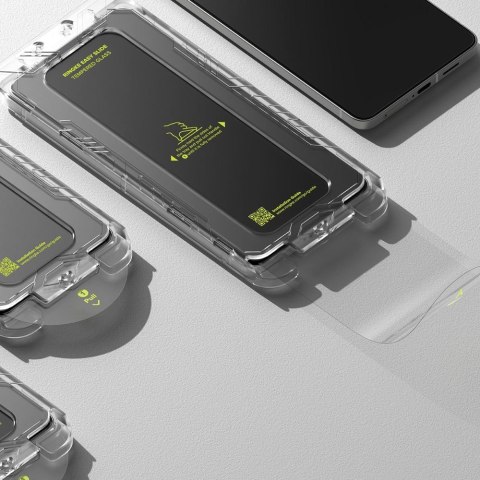 SZKŁO HARTOWANE RINGKE EASY SLIDE 2-PACK GALAXY S25 EDGE CLEAR Ringke