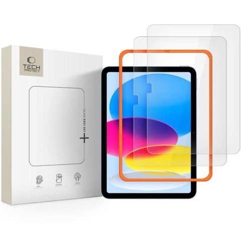 SZKŁO HARTOWANE TECH-PROTECT EASY SET+ 2-PACK IPAD 10.9" 10 / 2022 / 11" 11 / 2025 CLEAR Tech-Protect
