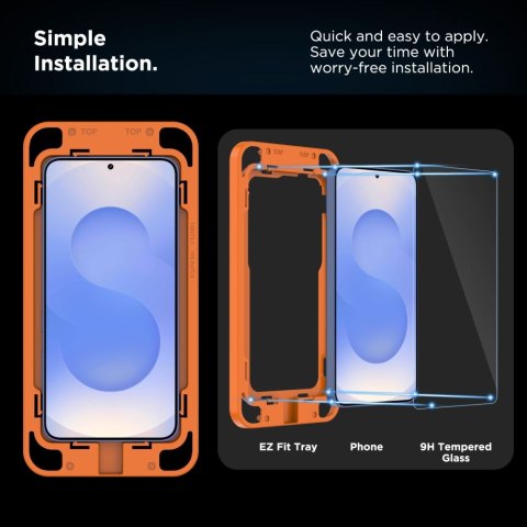 SZKŁO HARTOWANE TECH-PROTECT QUICK SET+ 2-PACK GALAXY S24+ PLUS / S25+ PLUS CLEAR Tech-Protect