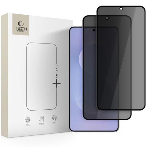 SZKŁO PRYWATYZUJĄCE TECH-PROTECT GLASS SPY+ 2-PACK GALAXY S25 EDGE PRIVACY Tech-Protect