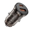 TECH-PROTECT CC01 2-PORT CAR CHARGER PD 30W / QC3.0 BLACK Tech-Protect
