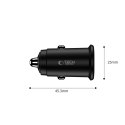 TECH-PROTECT CC02 2-PORT CAR CHARGER PD 35W / QC3.0 BLACK Tech-Protect