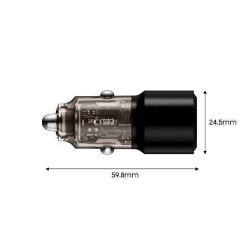 TECH-PROTECT CC03 2-PORT CAR CHARGER PD 100W BLACK Tech-Protect