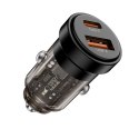 TECH-PROTECT CC03 2-PORT CAR CHARGER PD 30W / QC3.0 BLACK Tech-Protect