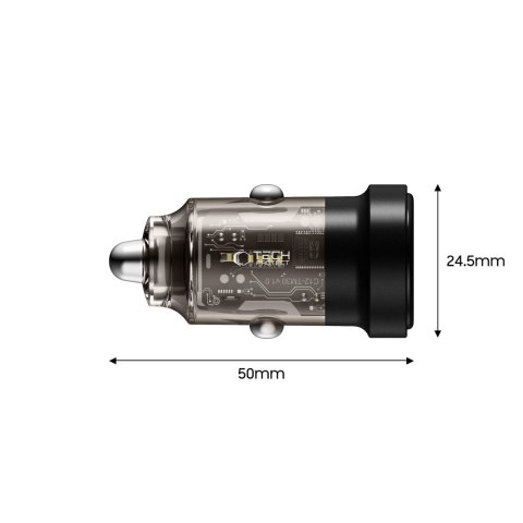 TECH-PROTECT CC03 2-PORT CAR CHARGER PD 45W / QC3.0 BLACK Tech-Protect