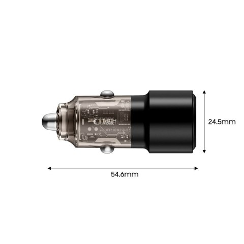TECH-PROTECT CC03 2-PORT CAR CHARGER PD 75W BLACK Tech-Protect