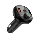 TECH-PROTECT CC06 3-PORT CAR CHARGER PD 72W + TRANSMITER FM BLUETOOTH BLACK Tech-Protect