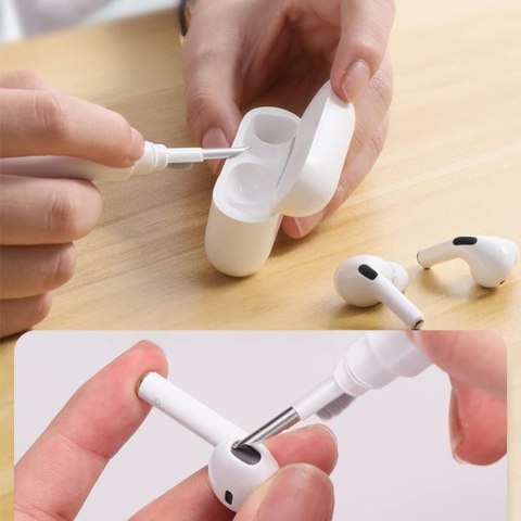 TECH-PROTECT CS02 CLEANER SET 3IN1 FOR EARPHONE WHITE Tech-Protect