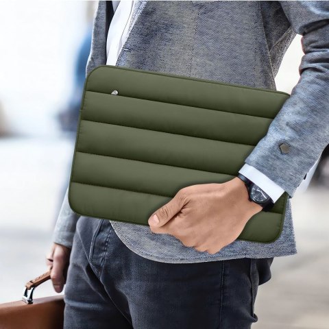 TECH-PROTECT FLUFFY LAPTOP 13-14 ARMY GREEN Tech-Protect
