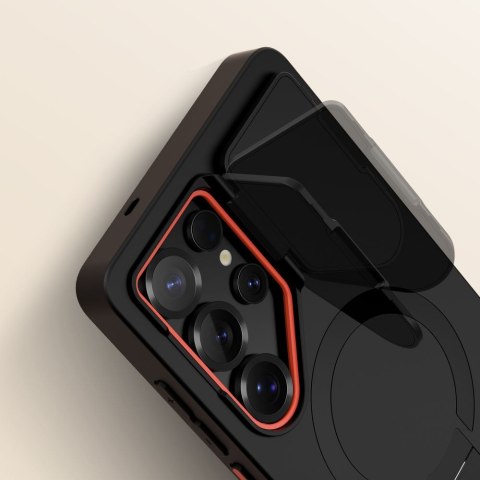 TECH-PROTECT KEVLAR AURA MAGSAFE GALAXY S25 ULTRA BLACK/ORANGE Tech-Protect