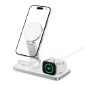 TECH-PROTECT QI15W-A47 3IN1 MAGNETIC MAGSAFE WIRELESS CHARGER WHITE Tech-Protect