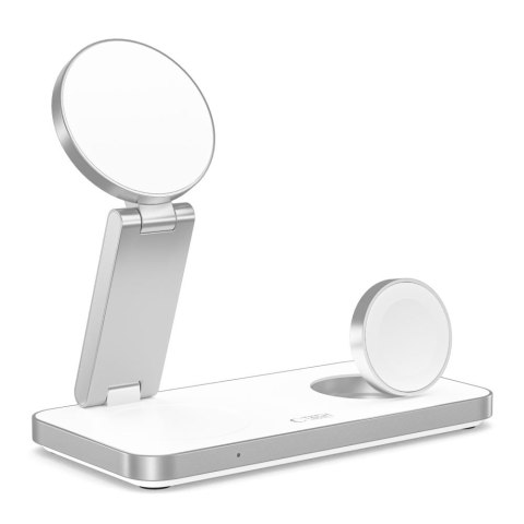 TECH-PROTECT QI15W-A47 3IN1 MAGNETIC MAGSAFE WIRELESS CHARGER WHITE Tech-Protect