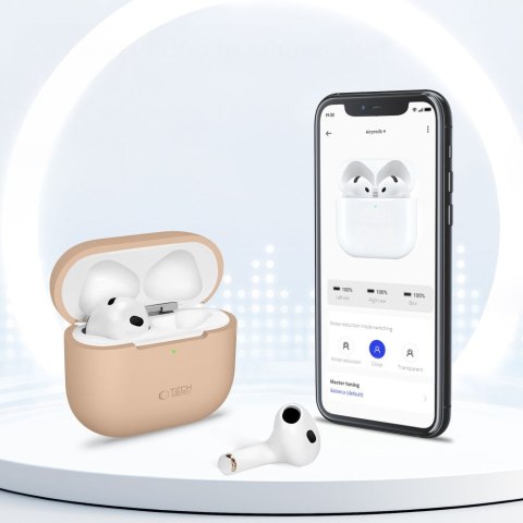 TECH-PROTECT SILICONE APPLE AIRPODS 4 CAFFE LATTE Tech-Protect