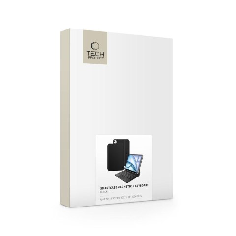TECH-PROTECT SMARTCASE MAGNETIC + KEYBOARD IPAD AIR 10.9" 4 / 5 / 2020-2022 / 11" 6 / 7 / 8 / 2024-2026 BLACK Tech-Protect