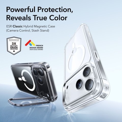ESR CLASSIC HYBRID KICKSTAND MAGSAFE IPHONE 17 PRO CLEAR ESR