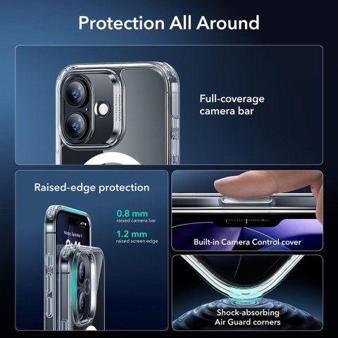ESR CLASSIC HYBRID MAGSAFE & TEMPERED GLASS IPHONE 17 CLEAR ESR