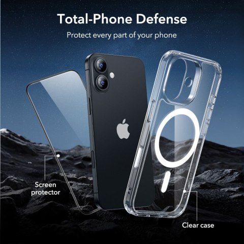 ESR CLASSIC HYBRID MAGSAFE & TEMPERED GLASS IPHONE 17 CLEAR ESR