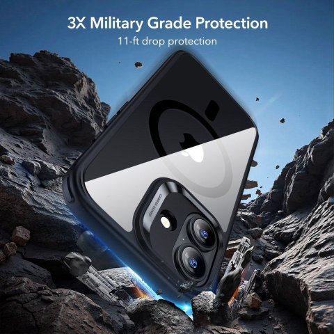ESR CLASSIC HYBRID MAGSAFE & TEMPERED GLASS IPHONE 17 CLEAR/BLACK ESR