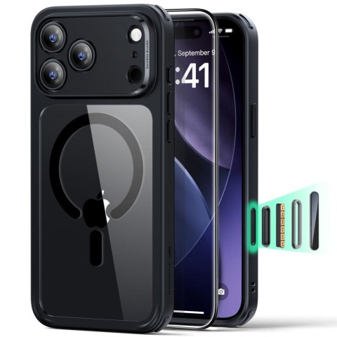 ESR CLASSIC HYBRID MAGSAFE & TEMPERED GLASS IPHONE 17 PRO CLEAR/BLACK ESR