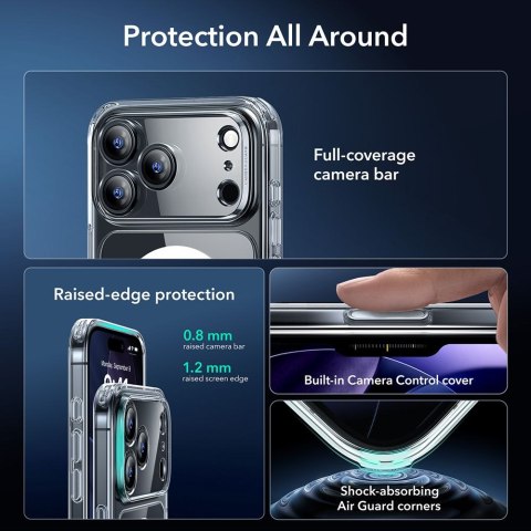 ESR CLASSIC HYBRID MAGSAFE & TEMPERED GLASS IPHONE 17 PRO MAX CLEAR ESR
