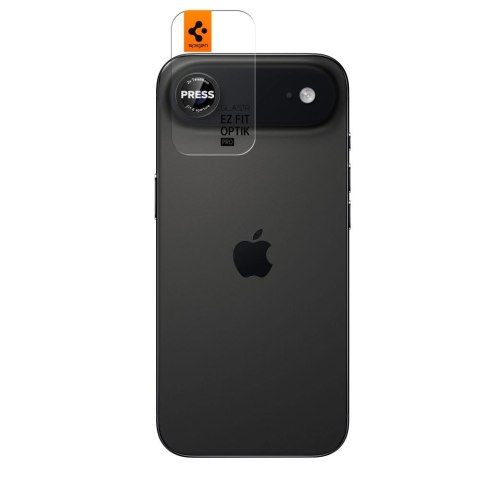OSŁONA APARATU SPIGEN OPTIK PRO L-SERIES GLAS.TR "EZ FIT" CAMERA PROTECTOR 2-PACK IPHONE AIR BLACK/RED Spigen