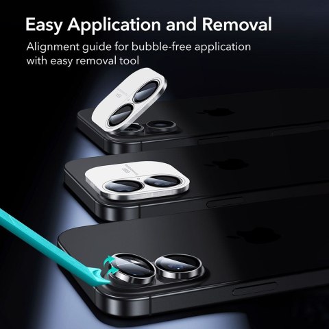 OSŁONA NA APARAT ESR ARMORITE CAMERA PROTECTOR IPHONE 16 / 16 PLUS / 17 BLACK ESR