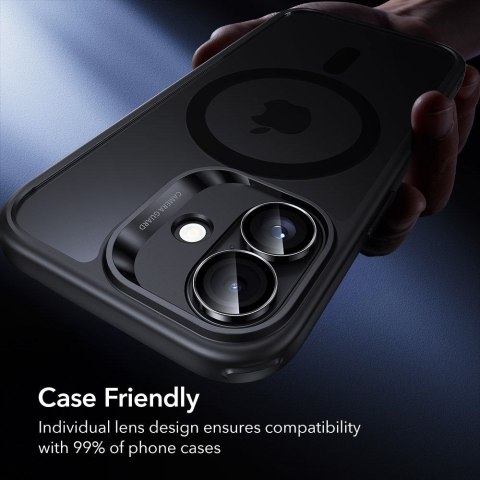 OSŁONA NA APARAT ESR ARMORITE CAMERA PROTECTOR IPHONE 16 / 16 PLUS / 17 BLACK ESR