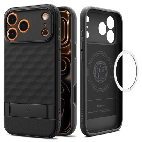 SPIGEN PARALLAX "S" MAG MAGSAFE IPHONE 17 PRO MAX MATTE BLACK Spigen