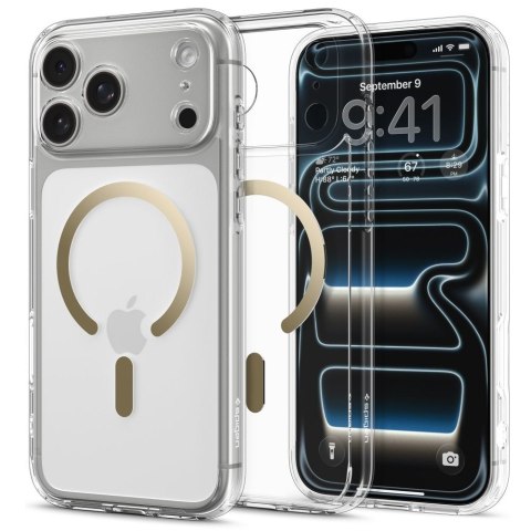 SPIGEN ULTRA HYBRID MAG MAGSAFE IPHONE 17 PRO CLEAR/GOLD Spigen