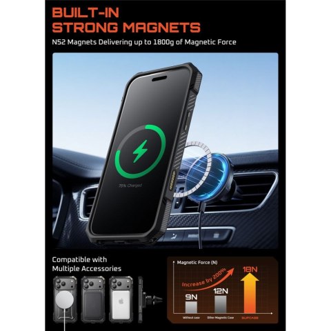 SUPCASE UB GRIP MAG MAGSAFE IPHONE 17 PRO MAX BLACK Supcase