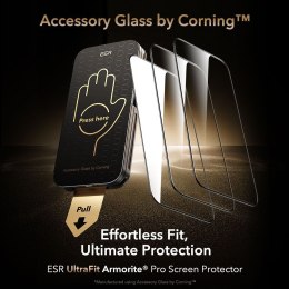 SZKŁO HARTOWANE ESR ULTRAFIT ARMORITE PRO TEMPERED GLASS IPHONE 16 PRO / 17 BLACK ESR