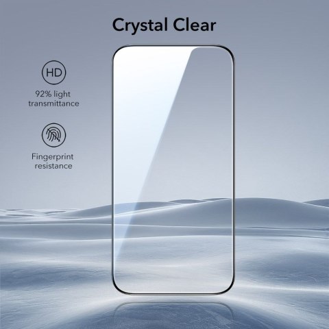 SZKŁO HARTOWANE ESR ULTRAFIT TEMPERED GLASS 2-PACK IPHONE 17 PRO BLACK ESR