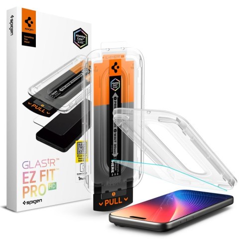 SZKŁO HARTOWANE SPIGEN GLAS.TR "EZ FIT PRO AC" IPHONE 16 PRO MAX / 17 PRO MAX CLEAR Spigen