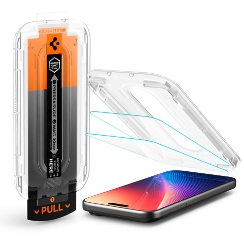 SZKŁO HARTOWANE SPIGEN GLAS.TR "EZ FIT PRO AC" IPHONE 16 PRO MAX / 17 PRO MAX CLEAR Spigen