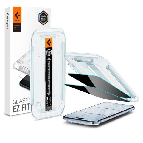 SZKŁO PRYWATYZUJĄCE SPIGEN GLAS.TR "EZ FIT AC" 2-PACK IPHONE AIR PRIVACY Spigen