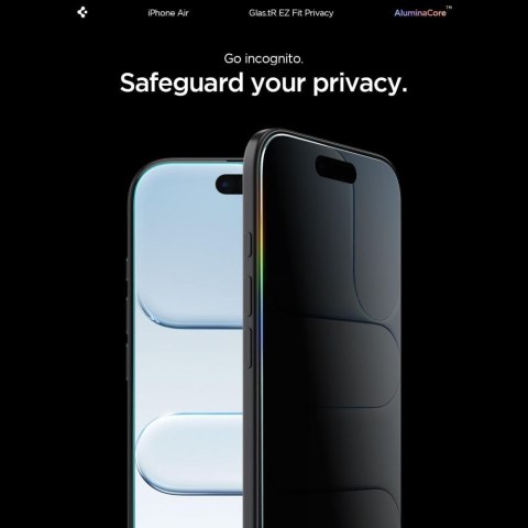 SZKŁO PRYWATYZUJĄCE SPIGEN GLAS.TR "EZ FIT AC" 2-PACK IPHONE AIR PRIVACY Spigen