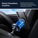 SPIGEN MFT13 MAGNETIC MAGSAFE DASHBOARD & VENT CAR MOUNT SILVER Spigen