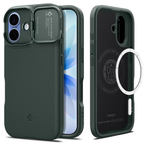 SPIGEN OPTIK ARMOR MAG MAGSAFE IPHONE 17 ABYSS GREEN Spigen