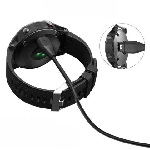 TECH-PROTECT MC04 ULTRABOOST CHARGING TYPE-C CABLE 100CM GARMIN WATCH BLACK Tech-Protect