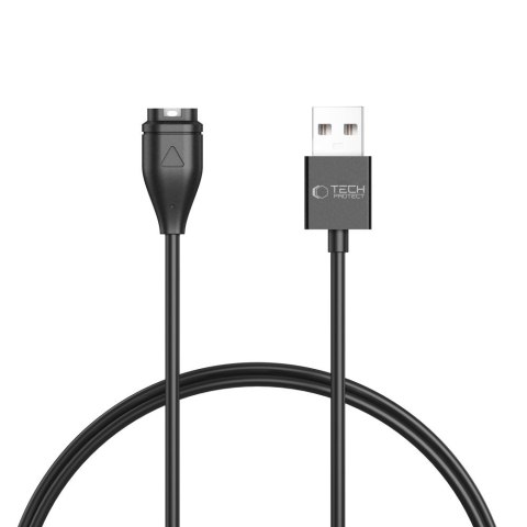 TECH-PROTECT MC04 ULTRABOOST CHARGING USB CABLE 100CM GARMIN WATCH BLACK Tech-Protect