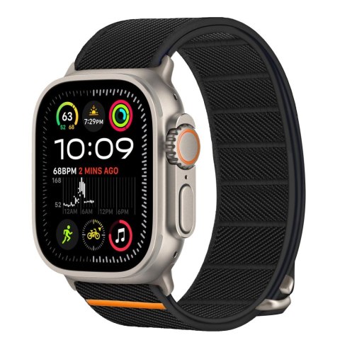 TECH-PROTECT NYLON SLIP APPLE WATCH 8 / 9 / 10 / 11 / SE / ULTRA (44 / 45 / 46 / 49 MM) BLACK Tech-Protect