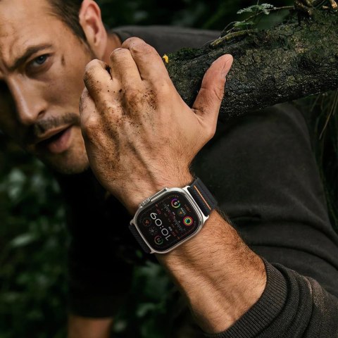 TECH-PROTECT NYLON SLIP APPLE WATCH 8 / 9 / 10 / 11 / SE / ULTRA (44 / 45 / 46 / 49 MM) BLACK Tech-Protect