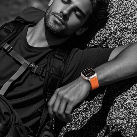 TECH-PROTECT NYLON SLIP APPLE WATCH 8 / 9 / 10 / 11 / SE / ULTRA (44 / 45 / 46 / 49 MM) ORANGE Tech-Protect