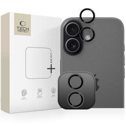 OSŁONA APARATU TECH-PROTECT CAMRING FIT+ IPHONE 16 / 16 PLUS / 17 BLACK Tech-Protect