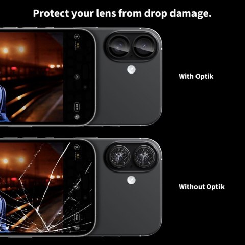 OSŁONA APARATU TECH-PROTECT CAMRING FIT+ IPHONE 16 / 16 PLUS / 17 BLACK Tech-Protect
