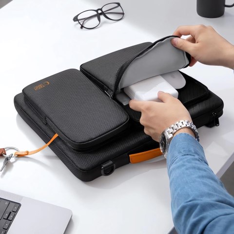TECH-PROTECT DEFENDER BAG LAPTOP 13-14 BLACK/ORANGE Tech-Protect