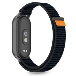 TECH-PROTECT NYLON STRIPE XIAOMI SMART BAND 8 / 9 / 10 / NFC BLACK/ORANGE Tech-Protect